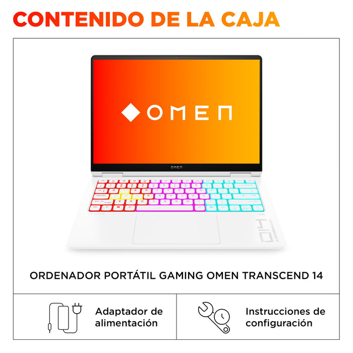 EAN 199251435584 - HP OMEN Transcend 14-fb1000ns Intel Core Ultra 9 285H Portátil 35,6 cm (14") 3K 64 GB LPDDR5x-SDRAM 1 TB S imagen 6