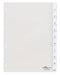 EAN 4005546630106 - Durable 6821-19 Separador numérico con pestaña Transparente imagen 2