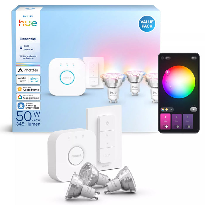 EAN 8721103103758 - Philips Hue White and Color ambiance 8721103103758 iluminación inteligente Kit de iluminación inteligente imagen 3