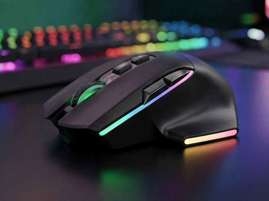 EAN 8435693114253 - Mars Gaming MMWVECTOR ratón Juego mano derecha RF Wireless + Bluetooth + USB Type-A Óptico 12000 DPI imagen 8