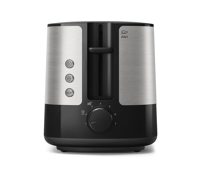 EAN 8710103792420 - Philips Viva Collection HD2635/90 tostadora 7 2 rebanada(s) 950 W Negro, Titanio imagen 2