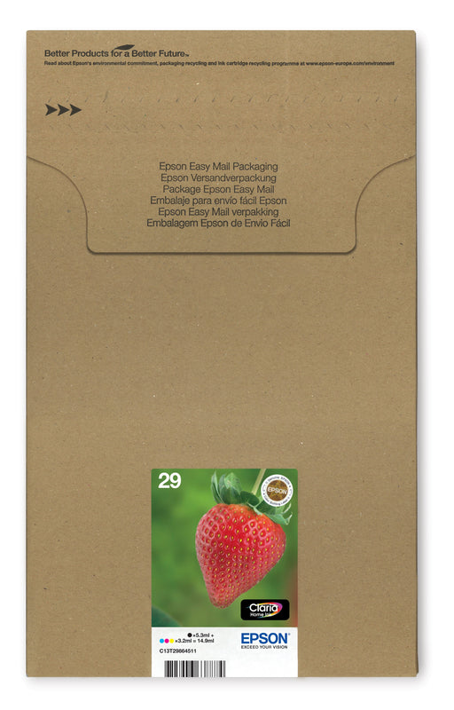 EAN 8715946638874 - Epson Strawberry C13T29864511 cartucho de tinta 1 pieza(s) Original Rendimiento estándar Negro, Cian, Mag imagen 2