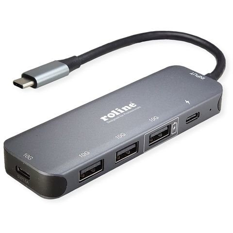 EAN 7630049621459 - ROLINE 14.02.5048-10 USB 3.2 Gen 2 (3.1 Gen 2) Type-C 10000 Mbit/s Gris imagen 2