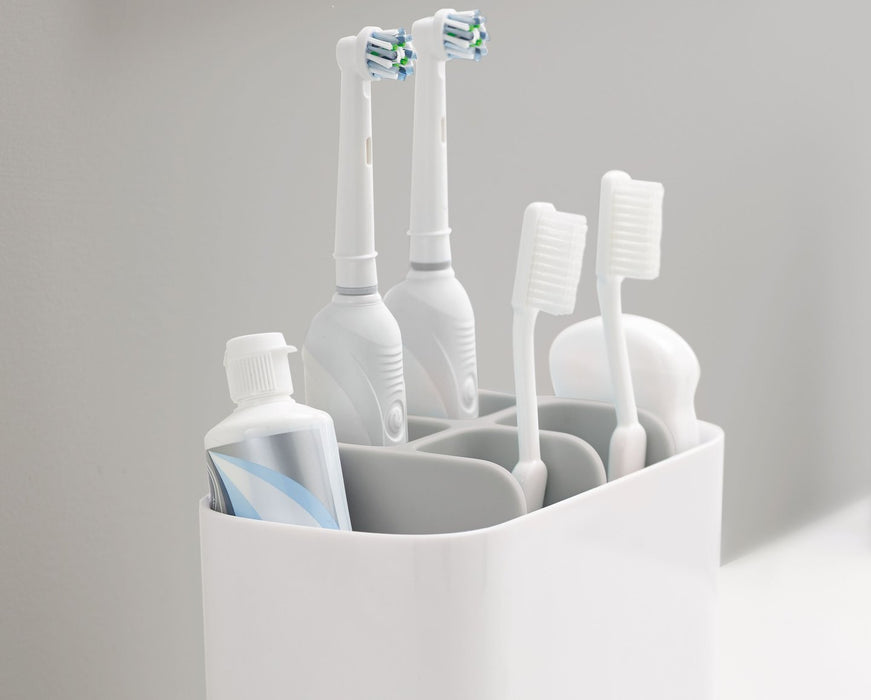 EAN 5028420705102 - Joseph Joseph 70510 portacepillo de dientes Gris Soporte para cepillos de dientes independiente imagen 3