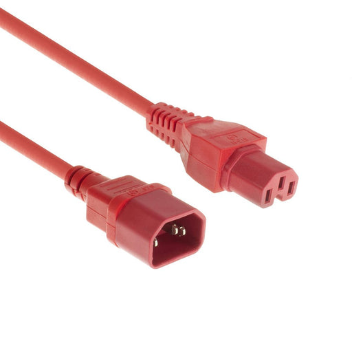 EAN 8716065509373 - ACT AK5304 cable de transmisión Rojo 1,2 m IEC C14 IEC C15 imagen 1