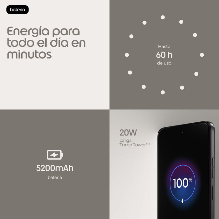 EAN 0840493620497 - Motorola moto g47 16,9 cm (6.67") SIM doble Android 16.0 5G USB Tipo C 8 GB 128 GB 5200 mAh Gris imagen 11