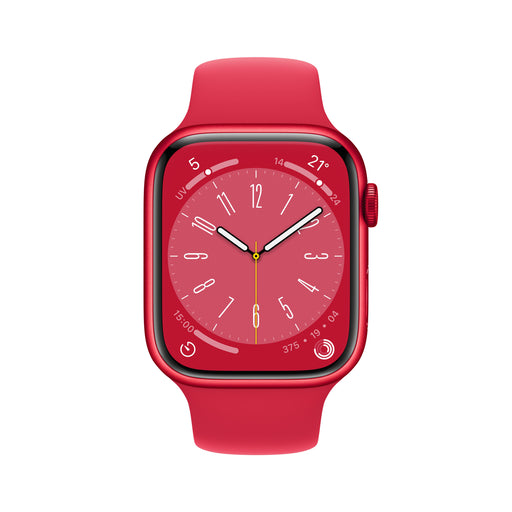 EAN 0194253149835 - Apple Watch Series 8 OLED 45 mm Digital 396 x 484 Pixeles Pantalla táctil Rojo Wifi GPS (satélite) imagen 2