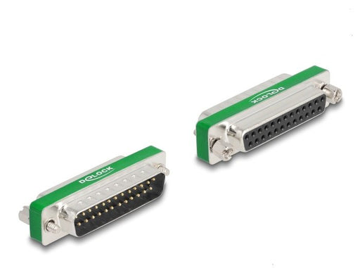EAN 4043619664795 - DeLOCK 66479 cambiador de género para cable D-Sub 25 pin Verde, Plata imagen 1