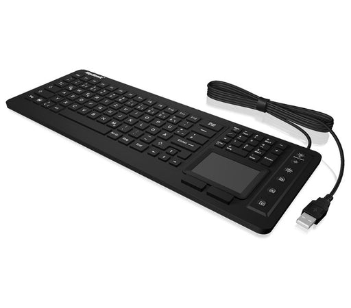 EAN 4250078160359 - KeySonic KSK-6231 INEL (UK) teclado Industrial USB QWERTY Inglés del Reino Unido Negro imagen 1