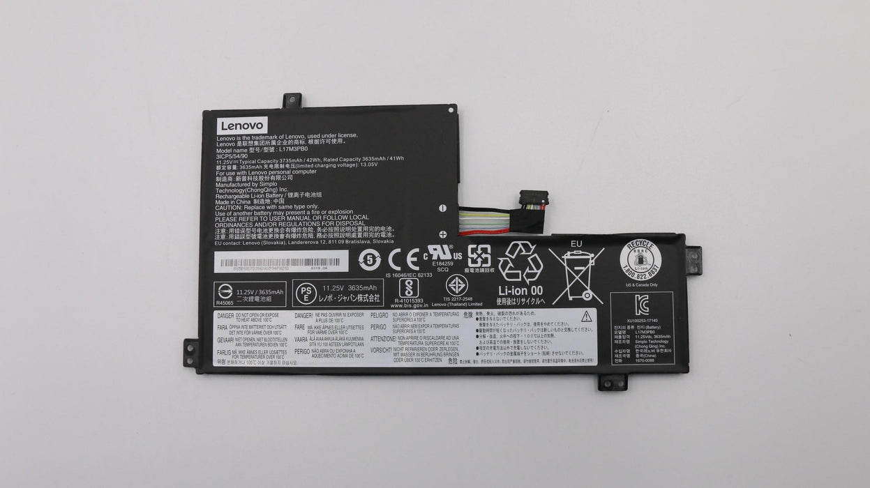 EAN 5706998992666 - Lenovo 5B10S73396 refacción para laptop Batería imagen 1