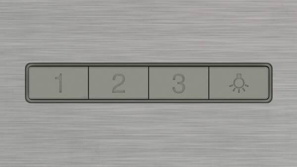 EAN 4242005530366 - Bosch DWB63BC30 campana De pared Acero inoxidable 400 m³/h imagen 3