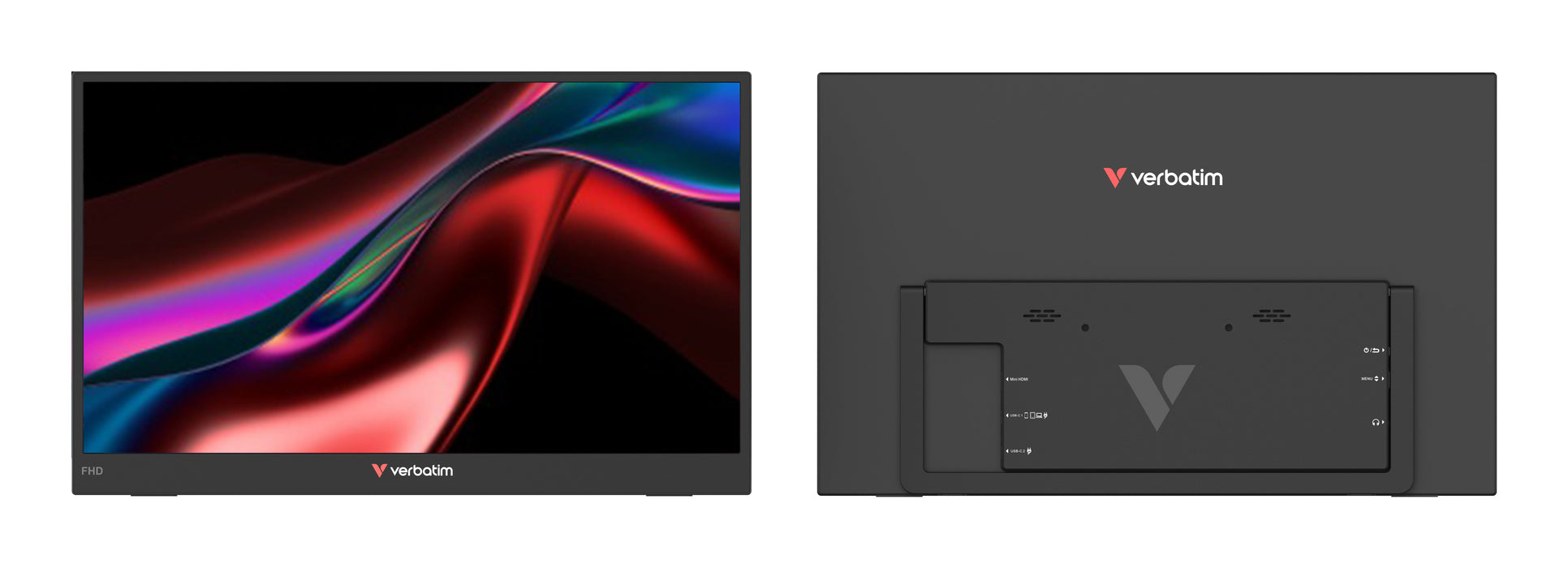 EAN 23942324027 - Verbatim Portable 15.6" FHD Touch Monitor LIGHT Monitor portátil Negro 39,6 cm (15.6") LCD 1920 x 1080 Pixe imagen 5