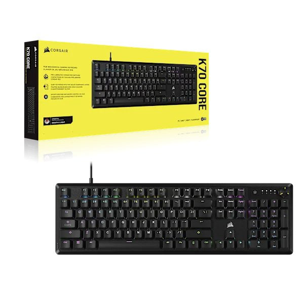 EAN 840006686699 - Corsair K70 CORE teclado Juego USB QWERTY Portugués Negro imagen 6