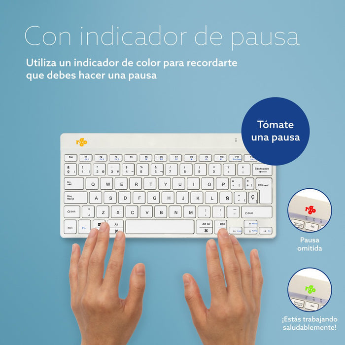 EAN 8719274492252 - R-Go Tools RGOCOESWLWH teclado Universal Español imagen 12