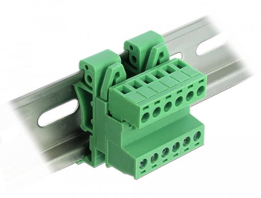 EAN 4043619660803 - DeLOCK 66080 bloque de terminales 6-pin Verde imagen 1
