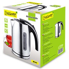 EAN 4820096556955 - Feel Maestro MR059 tetera eléctrica 1,7 L 2000 W Negro, Acero inoxidable imagen 5