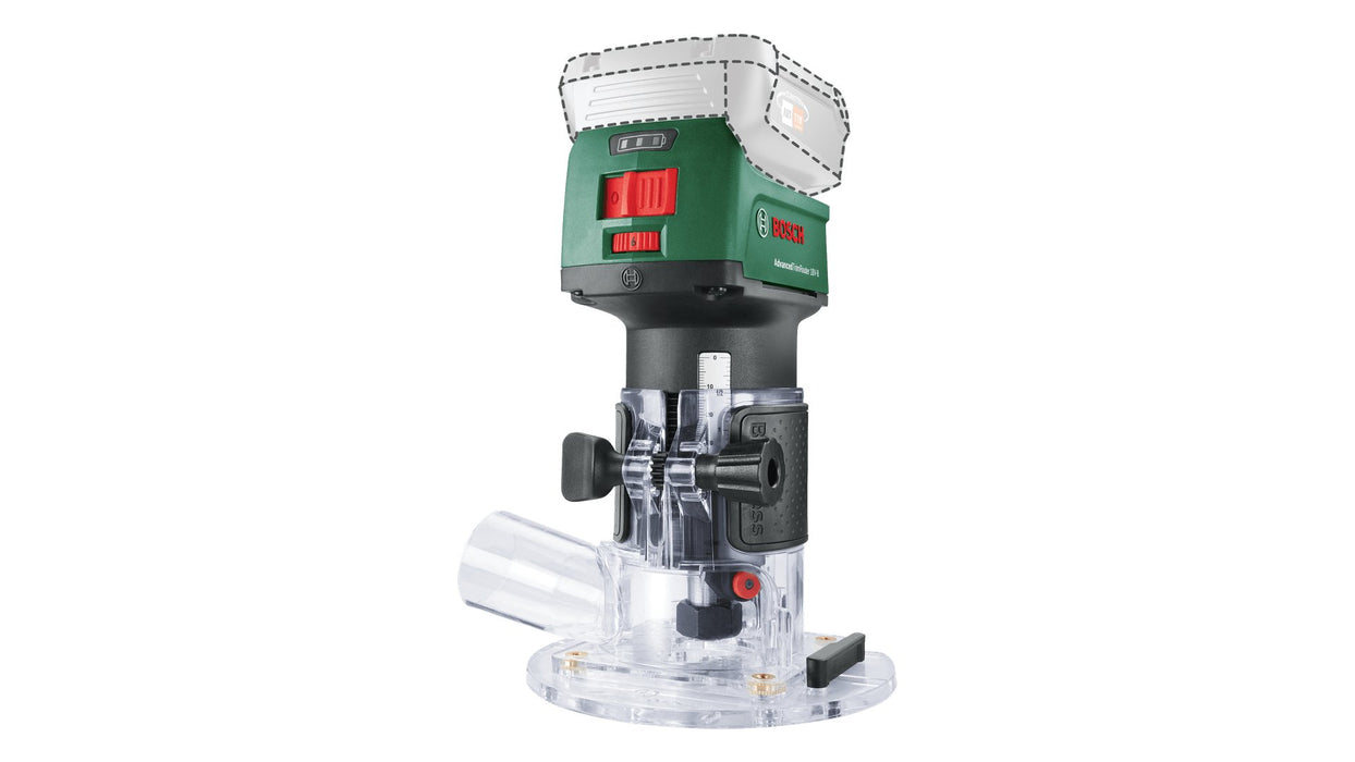EAN 4053423243994 - Bosch 0 603 9D5 002 fresadora y desbastadora Negro, Verde 30000 RPM imagen 3