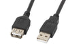 EAN 5901969413748 - Lanberg CA-USBE-10CC-0018-BK cable USB USB 2.0 1,8 m USB A Negro imagen 2
