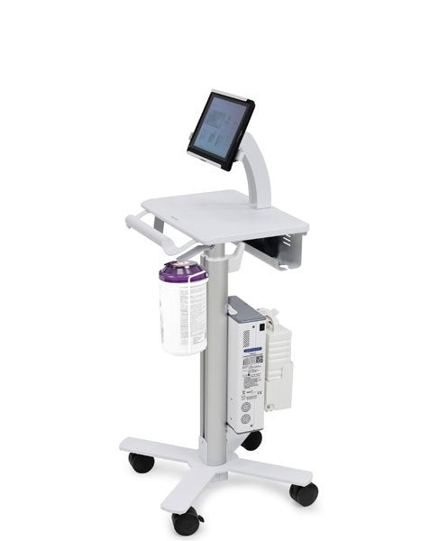 EAN 766212224770 - Ergotron StyleView Tablet Cart, SV10 Aluminio, Blanco Tableta Carro multimedia imagen 2