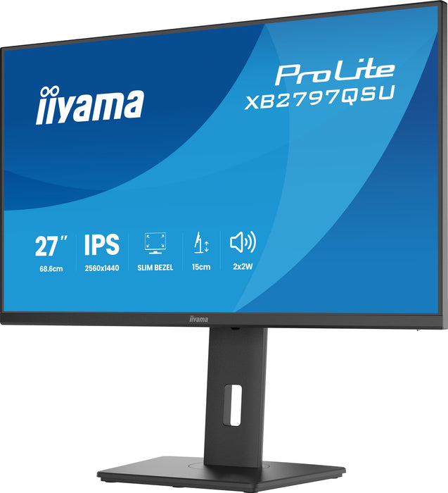EAN 4948570125876 - iiyama ProLite XB2797QSU-B1 pantalla para PC 68,6 cm (27") 2560 x 1440 Pixeles Quad HD LED Negro imagen 10