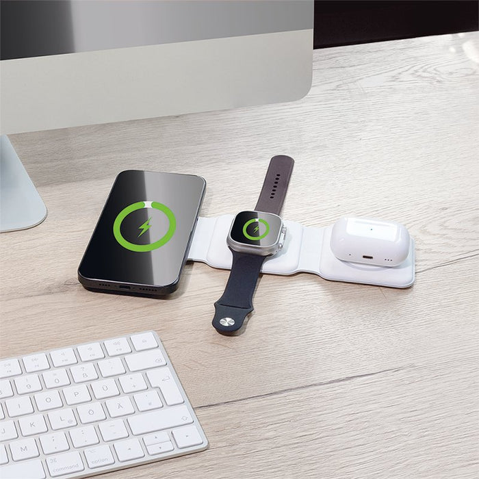 EAN 4052792075090 - LogiLink PA0344 cargador de dispositivo móvil Universal Blanco USB Cargador inalámbrico Carga rápida Inte imagen 6
