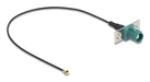 EAN 4043619907328 - DeLOCK 90732 cable coaxial 1.13 0,2 m FAKRA E I-PEX MHF1 Negro, Turquesa imagen 1