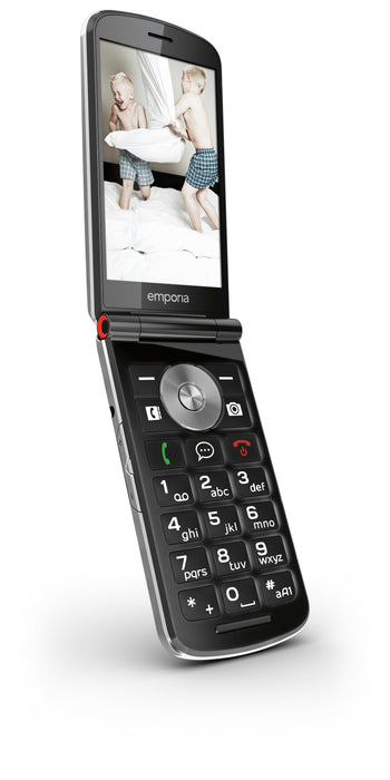 EAN 9005613168780 - Emporia emporiaTOUCHsmart.3 8,81 cm (3.47") 150 g Negro Teléfono para personas mayores imagen 7