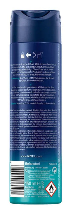 EAN 4006000094137 - NIVEA 4006000094137 desodorante Hombres Desodorante en spray 150 ml 1 pieza(s) imagen 2