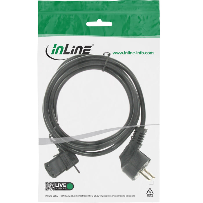 EAN 4043718030316 - InLine 4043718030316 Negro 1,8 m CEE7/7 C13 acoplador imagen 2