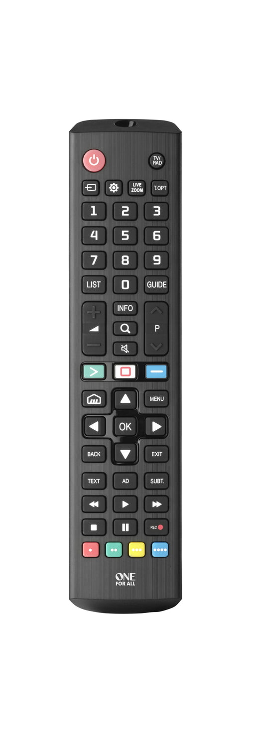 EAN 8716184072666 - One For All TV Replacement Remotes URC4911 mando a distancia IR inalámbrico Botones imagen 1