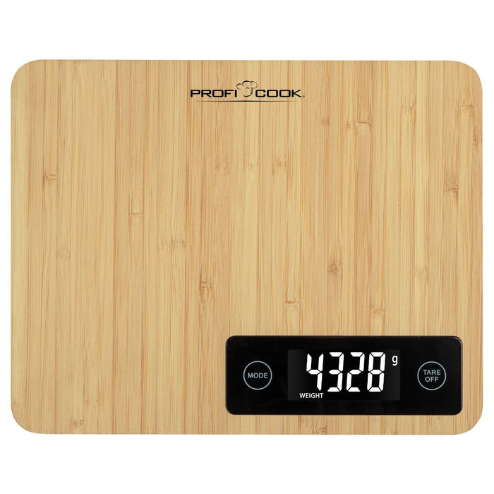 EAN 4006160012712 - ProfiCook KW1271 báscula de cocina Bamboo Encimera Rectángulo Báscula electrónica de cocina imagen 1