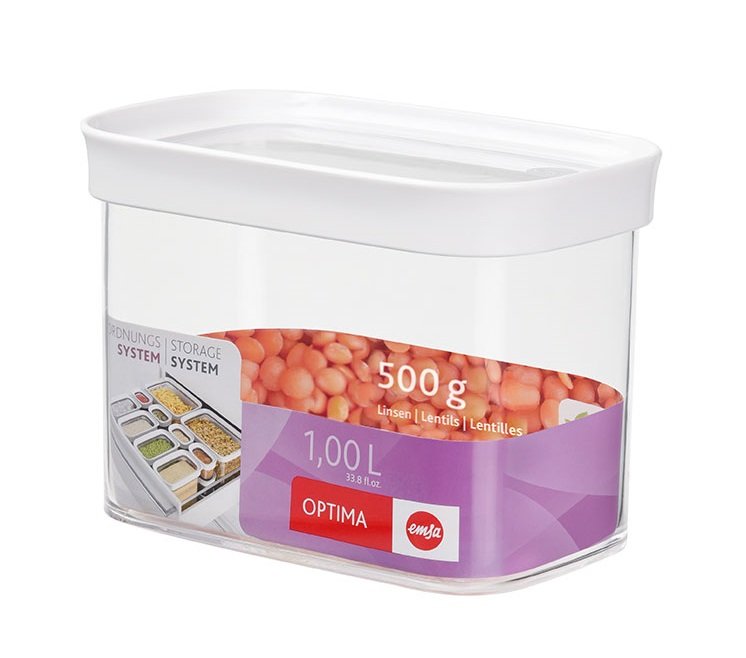 EAN 4009049359465 - EMSA 513557 recipiente de almacenar comida Rectangular Caja 1 L Transparente 4 pieza(s) imagen 1