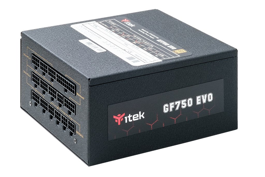 EAN 8056157881049 - itek GF750 EVO unidad de fuente de alimentación 750 W 24-pin ATX ATX Negro imagen 8