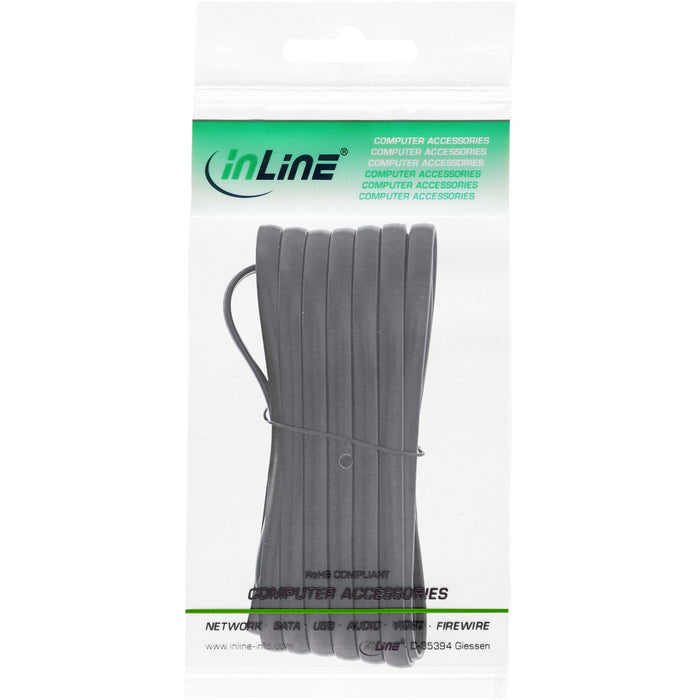 EAN 4043718078264 - InLine 18833 cable telefónico 3 m Negro imagen 2
