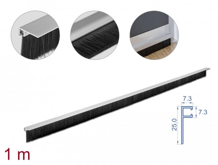 EAN 4043619666522 - DeLOCK 66652 deslizador de fieltro para muebles 1 pieza(s) Rectangular imagen 2