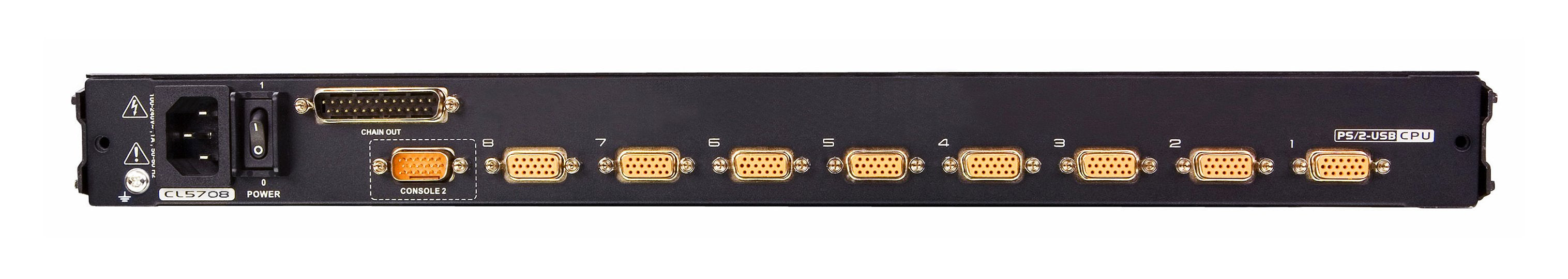 EAN 4719264642487 - ATEN CL5708N-ATA-AG consola de rack 48,3 cm (19") Negro 1U imagen 2