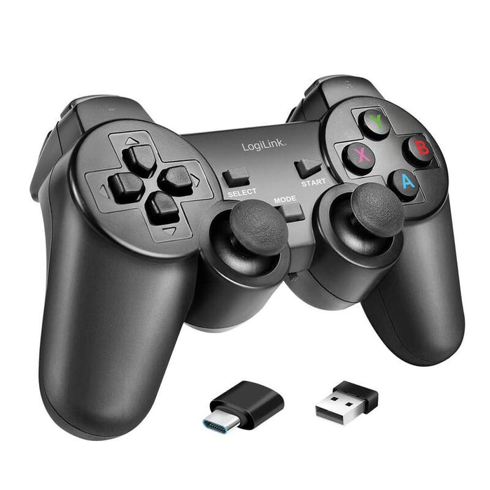 2.4g Wireless Controller, Negro