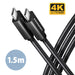 EAN 8595247908469 - Axagon BUCM32-CM15AB cable USB USB 3.2 Gen 2x2 1,5 m USB C Negro imagen 1