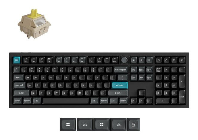 EAN 4894979048622 - Keychron Q6 Ultra 8K teclado Universal USB + RF Wireless + Bluetooth Negro imagen 1