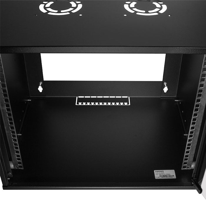EAN 8698800003622 - LogiLink W04C55B armario rack 4U Bastidor de pared Negro imagen 6