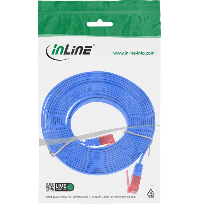 EAN 4043718157303 - InLine 71605B cable de red Azul 5 m Cat6 U/UTP (UTP) imagen 4