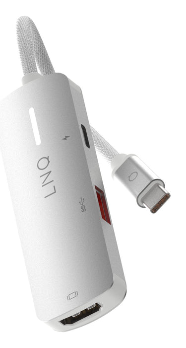 EAN 8720574622690 - LINQ LQ49031 base para portátil y replicador de puertos Alámbrico USB 3.2 Gen 1 (3.1 Gen 1) Type-C Gris,  imagen 1