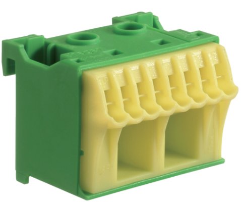 EAN 3250613849023 - Hager KN10E bloque de terminales Verde, Amarillo imagen 1