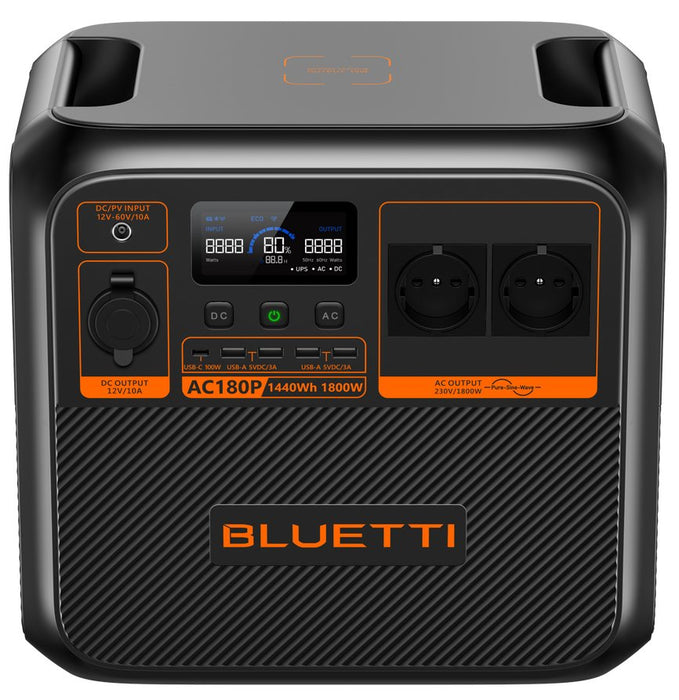 EAN 6970991292668 - Bluetti AC180P estación de energía portátil 2 Fosfato de hierro-litio (LiFePo4) 36000 mAh 1800 W 16 kg imagen 4