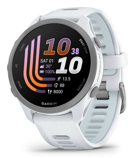 EAN 0753759368302 - Garmin Forerunner 170 3,05 cm (1.2") AMOLED 30 mm Digital 390 x 390 Pixeles Pantalla táctil Blanco GPS (s imagen 1