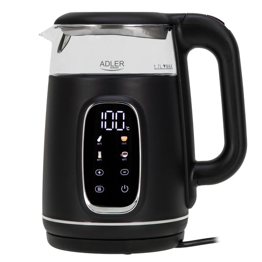 EAN 5905575907783 - Adler AD 1305BS tetera eléctrica 1,7 L 2200 W Negro, Transparente, Plata imagen 1