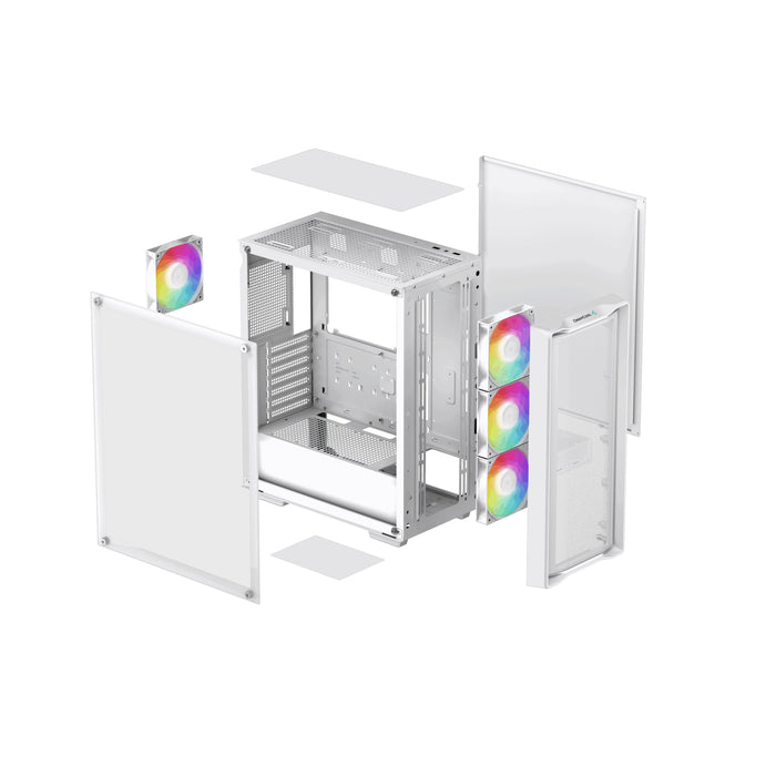 EAN 6933412774174 - DeepCool CC560 MESH V2 WH Midi Tower Blanco imagen 11