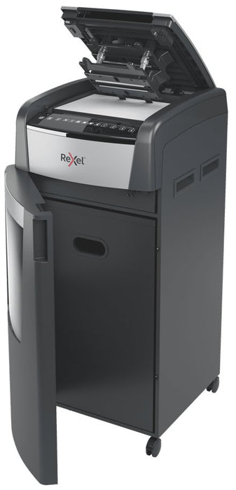 EAN 5028252613965 - Rexel AutoFeed+ 600M triturador de papel Microcorte 55 dB 23 cm Negro, Gris imagen 4