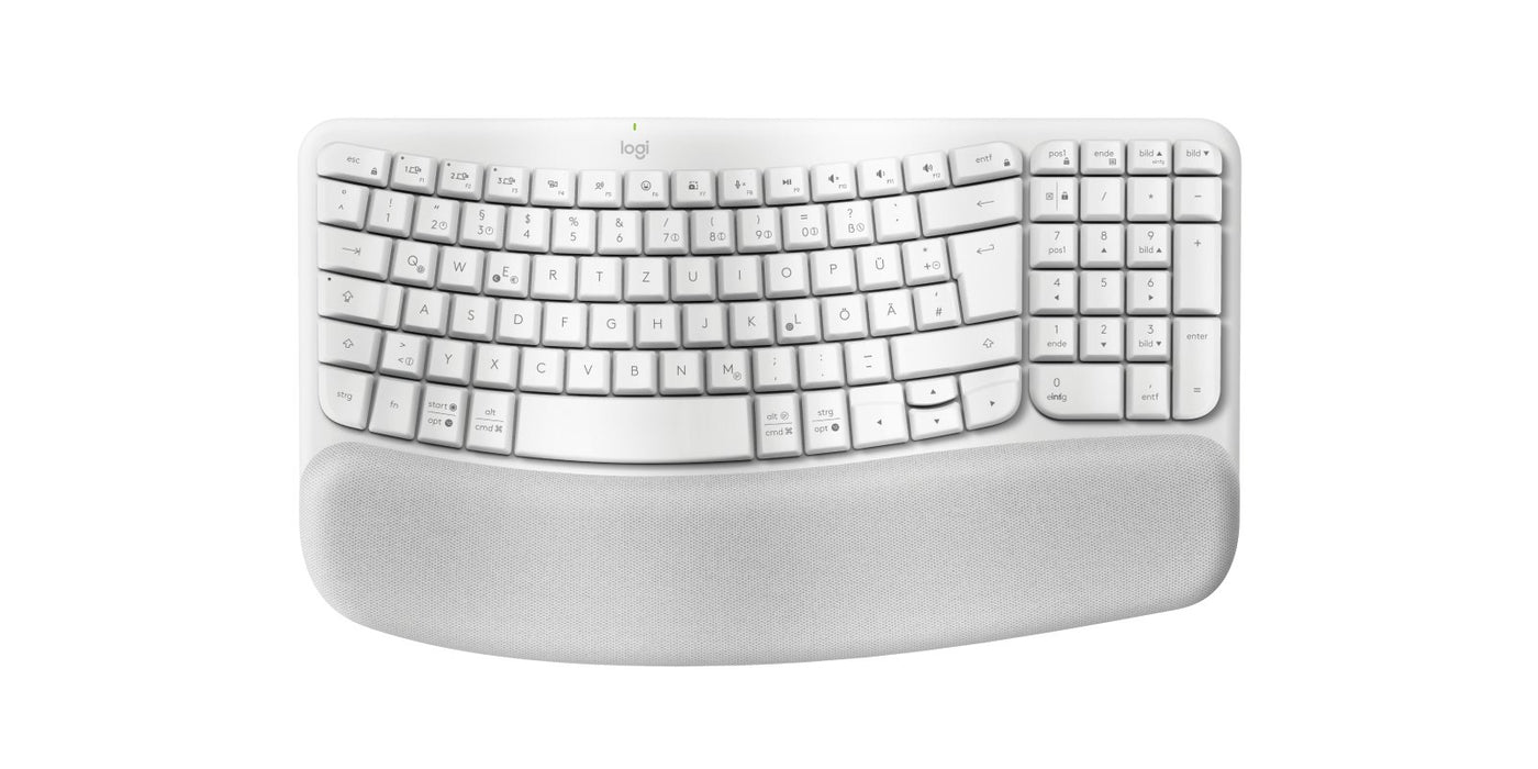 EAN 5099206117426 - Logitech 920-012284 teclado Oficina RF Wireless + Bluetooth QWERTZ Alemán Blanco imagen 1