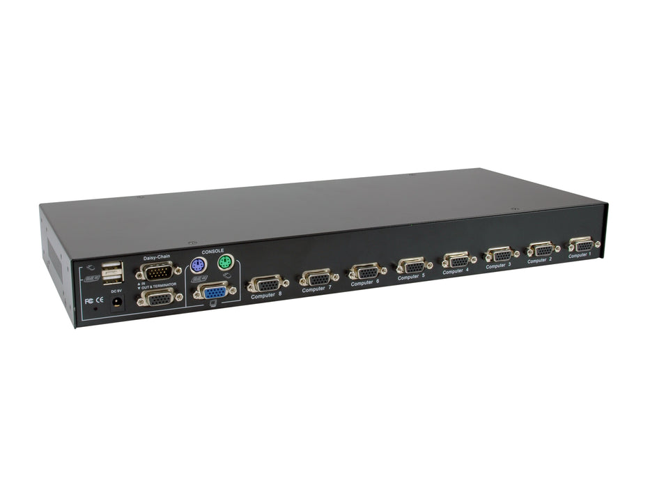 EAN 4015867229385 - LevelOne KVM-3208 interruptor KVM Montaje en rack Negro imagen 2